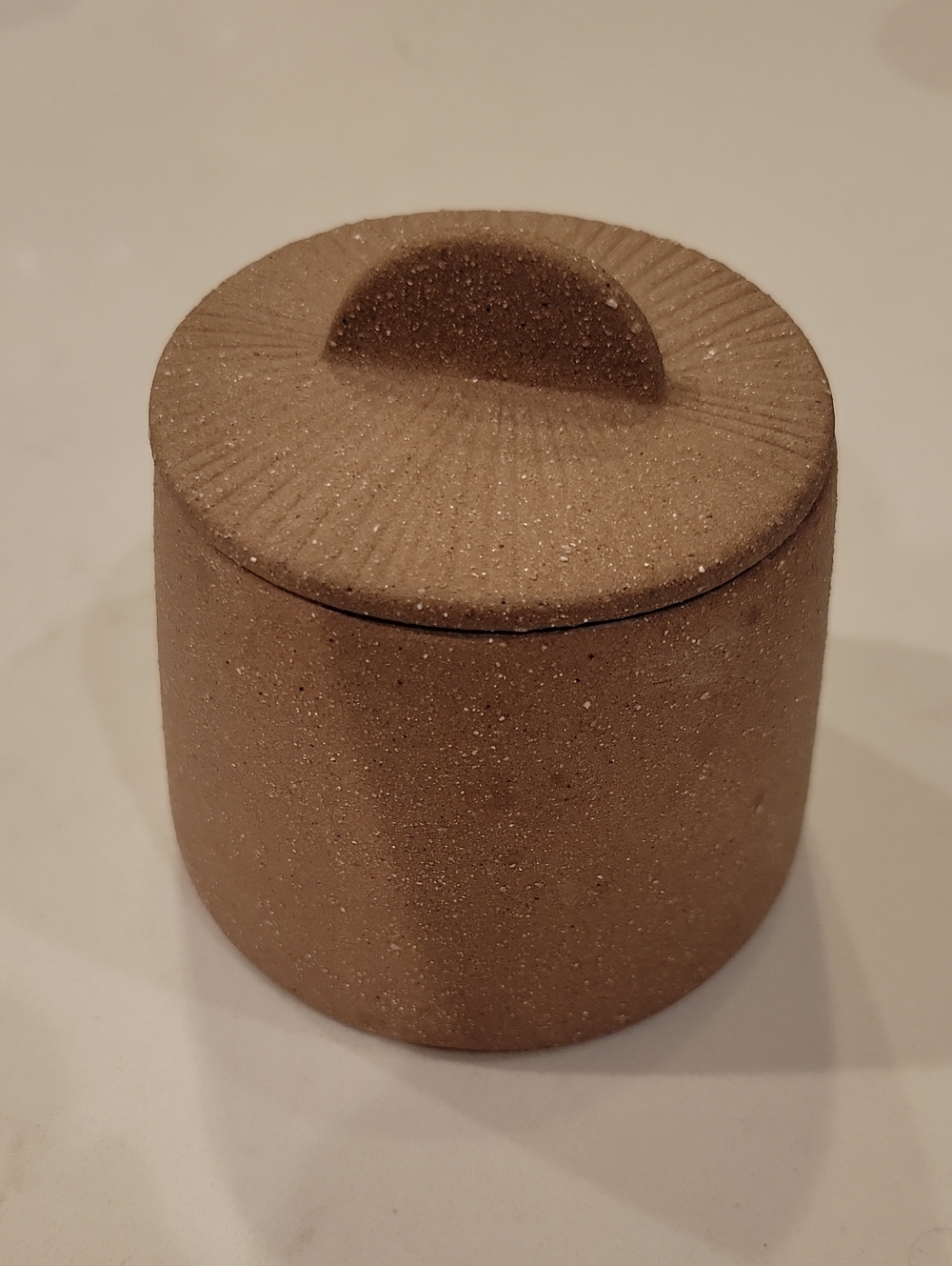 Citrine Stone Storage Jar